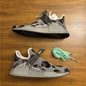 Adidas Pharrell HU NMD Animal Print Ash 2022 Size 11 NWT no box